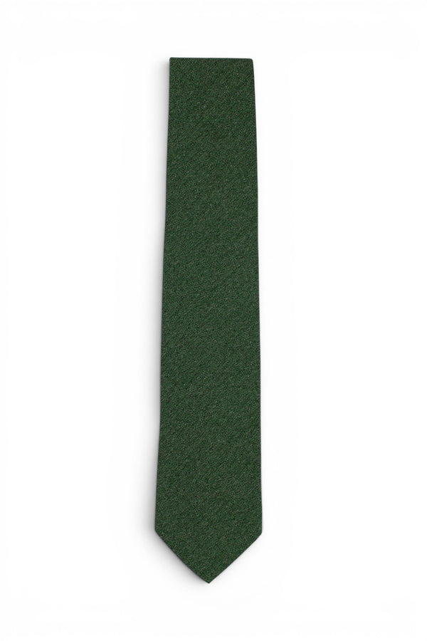 Mela Silk Tie - Moss