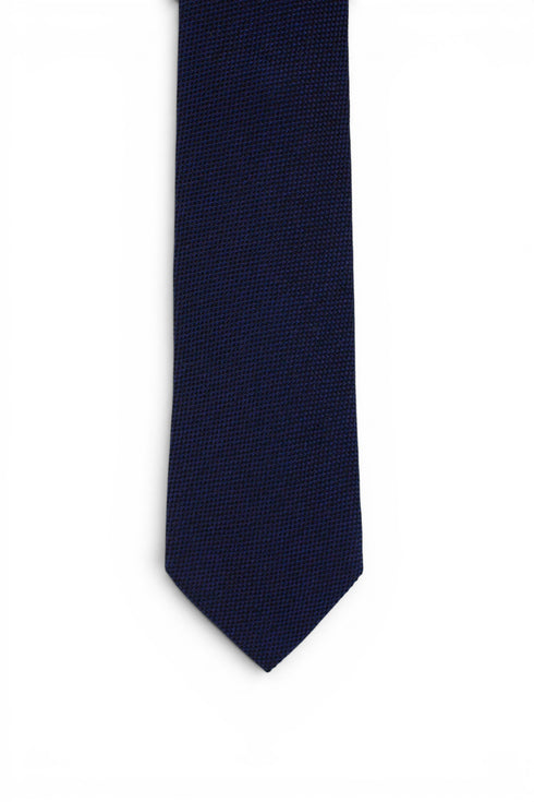 Pera Silk Tie - Navy