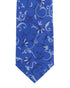Blue Patterned Silk Tie