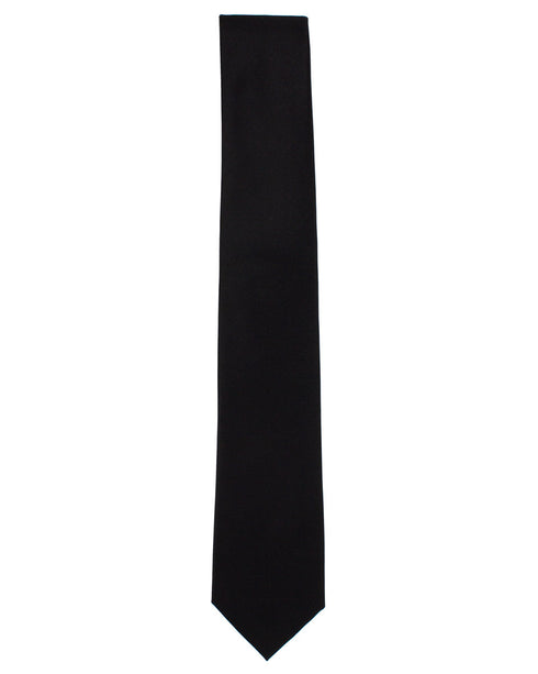 Black Silk Tie