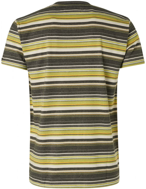 Green Stripe Crew T-Shirt