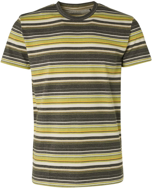 Green Stripe Crew T-Shirt