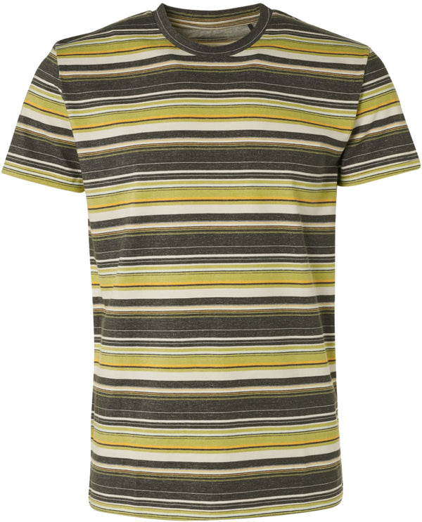 Green Stripe Crew T-Shirt