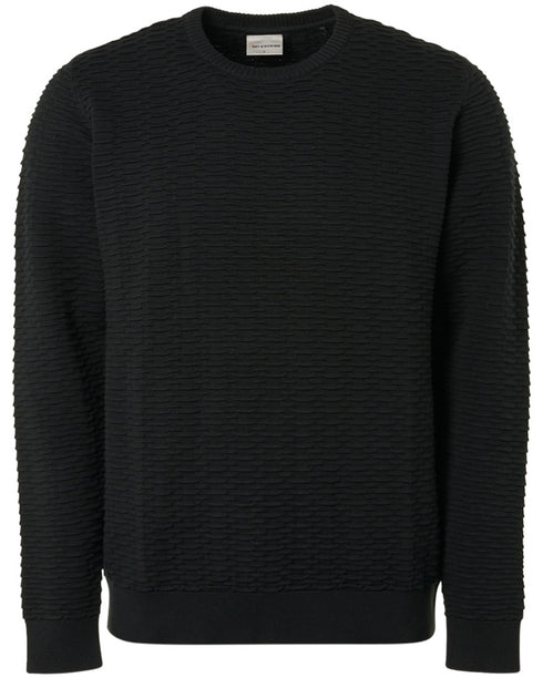 Green-Black Waffle Knit