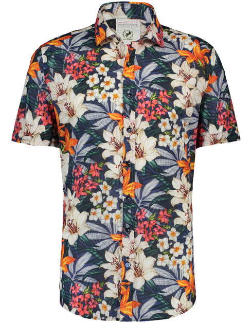 Tropical Floral Short Sleeve Shirt