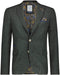 Green Small Check Blazer