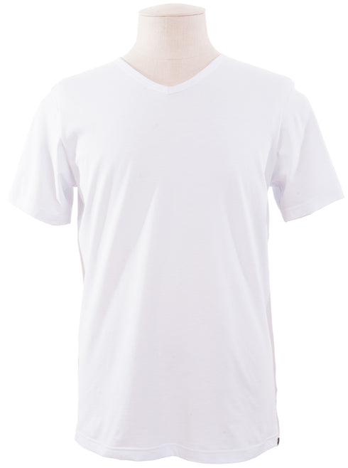 White V-Neck T-Shirt