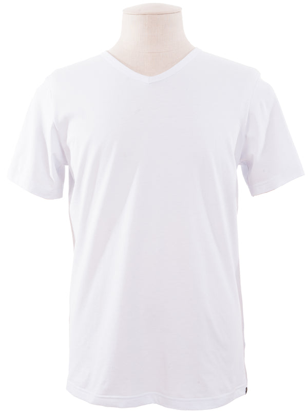 White V-Neck T-Shirt