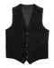 Brushed Cotton Soot Waistcoat