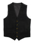 Brushed Cotton Soot Waistcoat