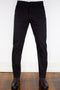 Black Cotton Stretch Chino