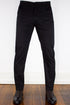 Black Cotton Stretch Chino