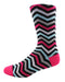 Zig Zag Socks - Black