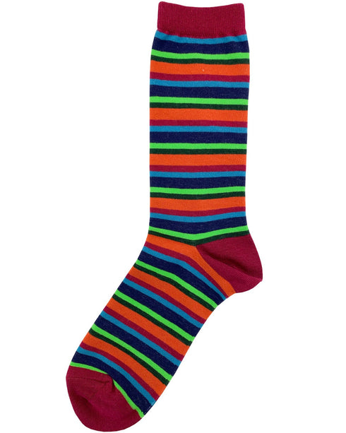 Fine Stripe Socks - Multi