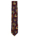 Maroon Floral Silk Tie